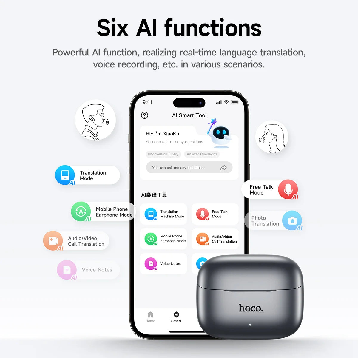 HOCO EQ27 Noise Cancelling Bluetooth Wireless Earbuds