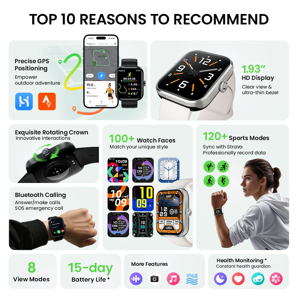 HAYLOU Watch 4 1.93" GPS Smart Watch
