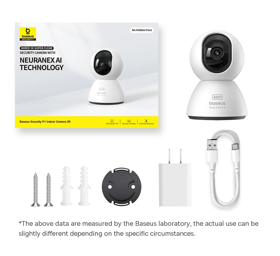 BASEUS P1 4MP Indoor Smart Home Security Camera