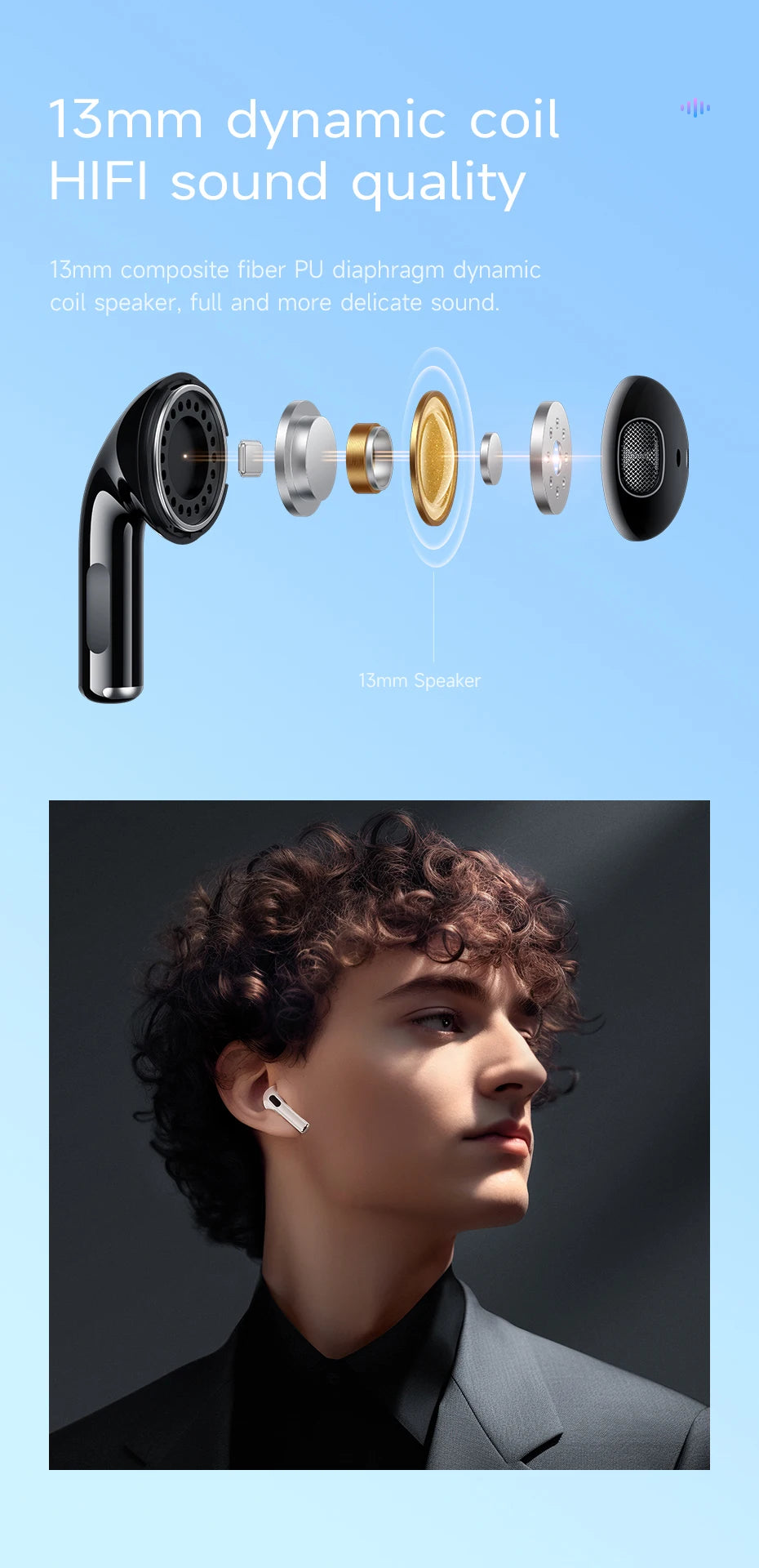 HOCO EW53 Bluetooth Wireless Earphones