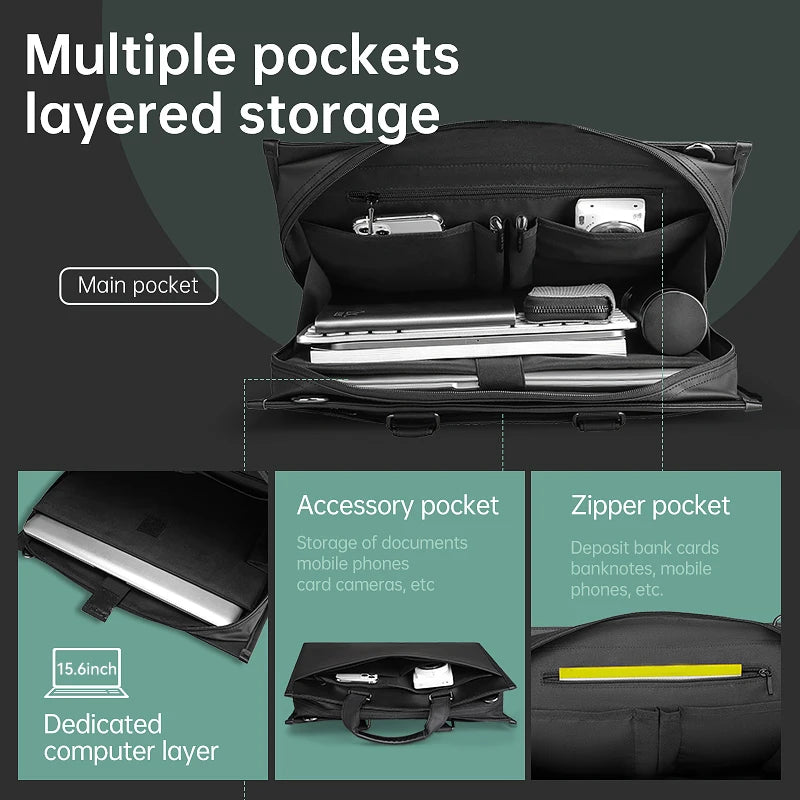 MARK RYDEN MR8003 Multifunctional Business Laptop Bag
