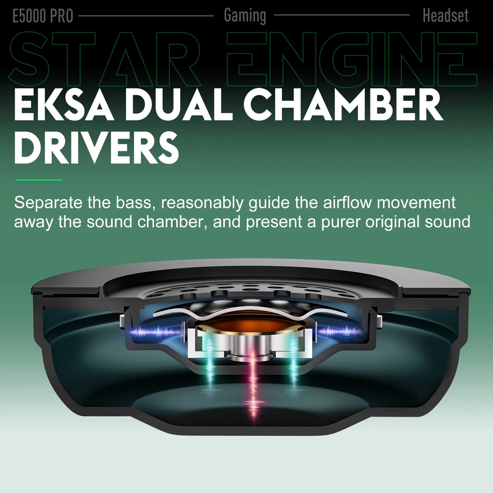EKSA E5000 StarEngine Pro Wired Gaming Headset