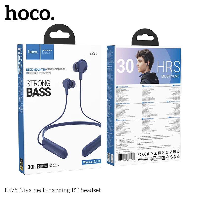 HOCO ES75 Neckband Bluetooth Wireless Earbuds
