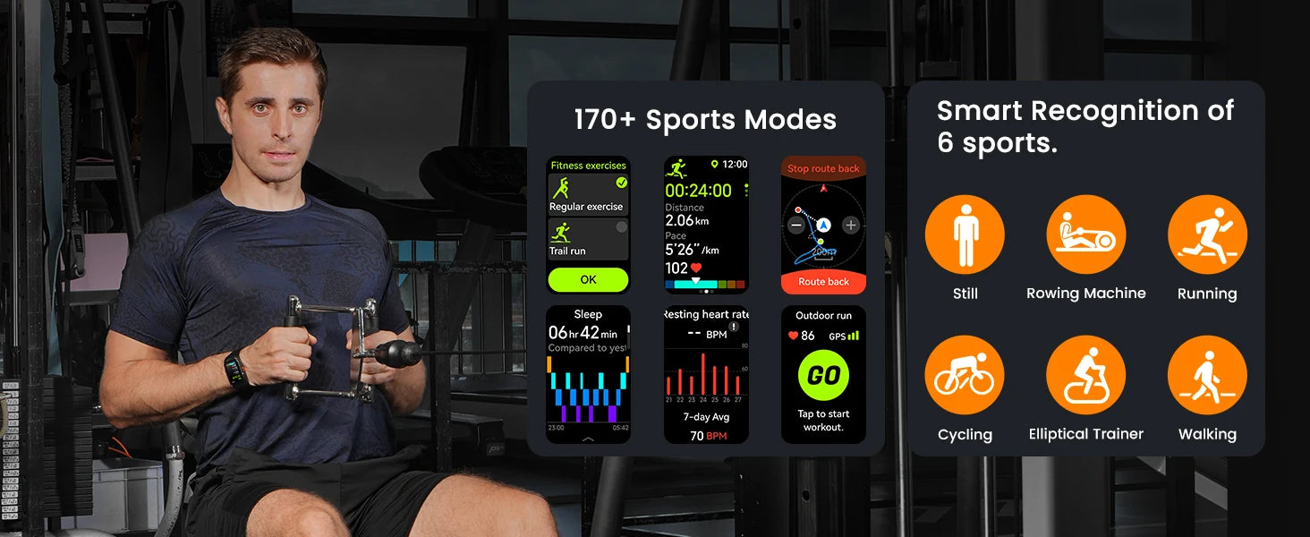 KOSPET Tank X2 Ultra 1.64" AMOLED GPS Smart Watch