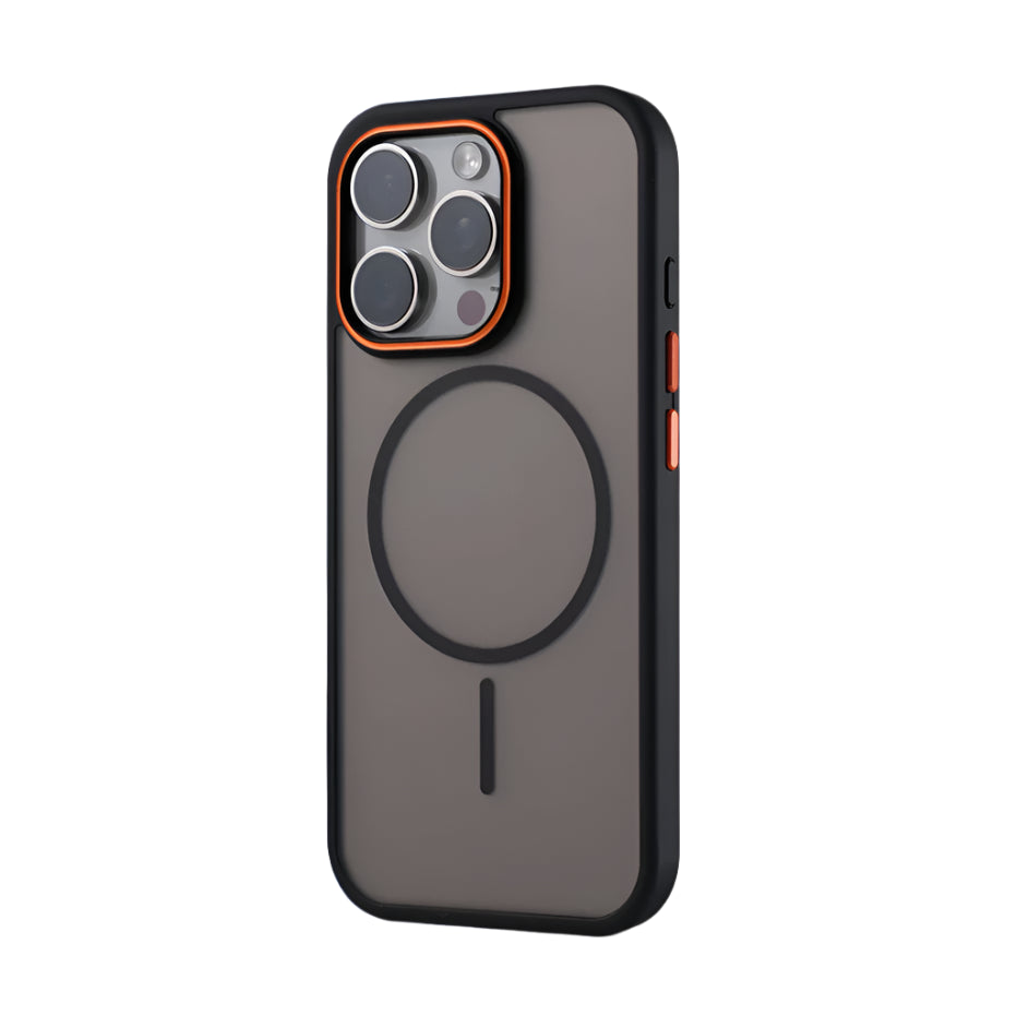 Frosted Translucent Magnetic Case for Apple iPhone