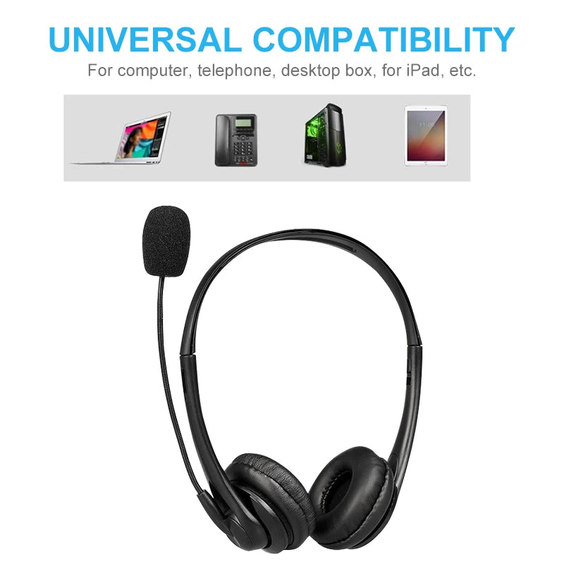 MPOW USB Wired Office Headset
