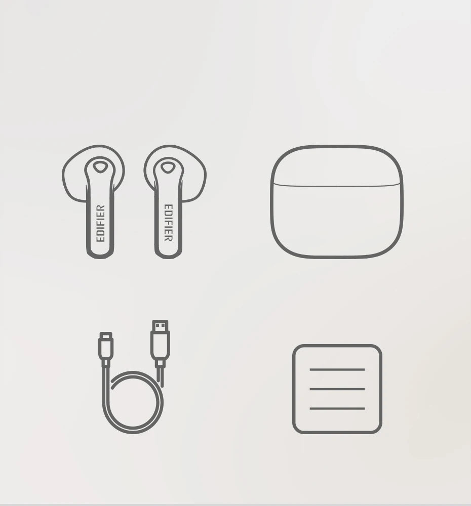 EDIFIER Evobuds Noise Cancelling Bluetooth Wireless Earphones