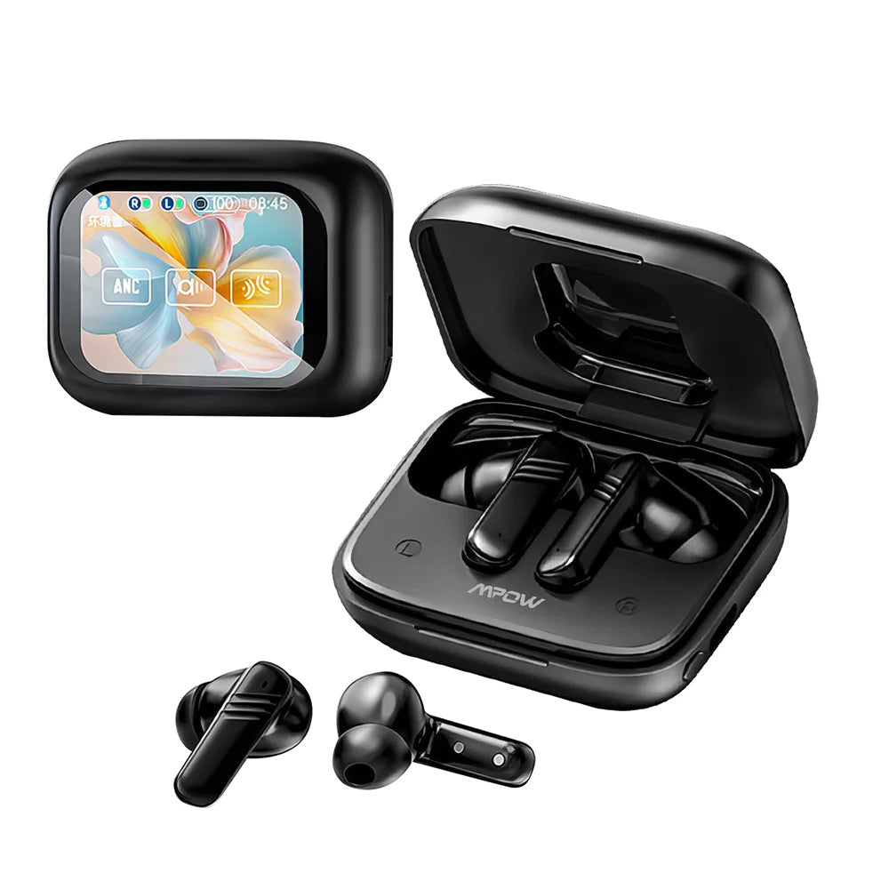 MPOW LX-10 Touch Screen ANC Bluetooth Wireless Earbuds