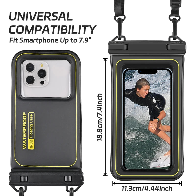HAISSKY Universal Waterproof Phone Pouch