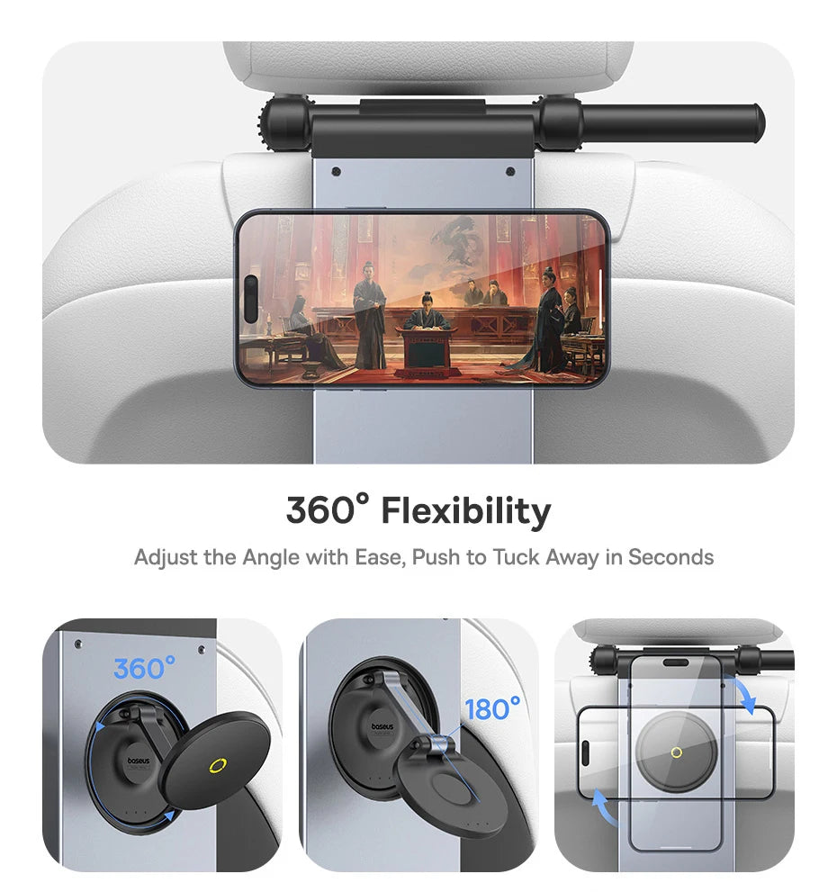 BASEUS MagPro Series 2 Headrest Tablet Holder & Tray