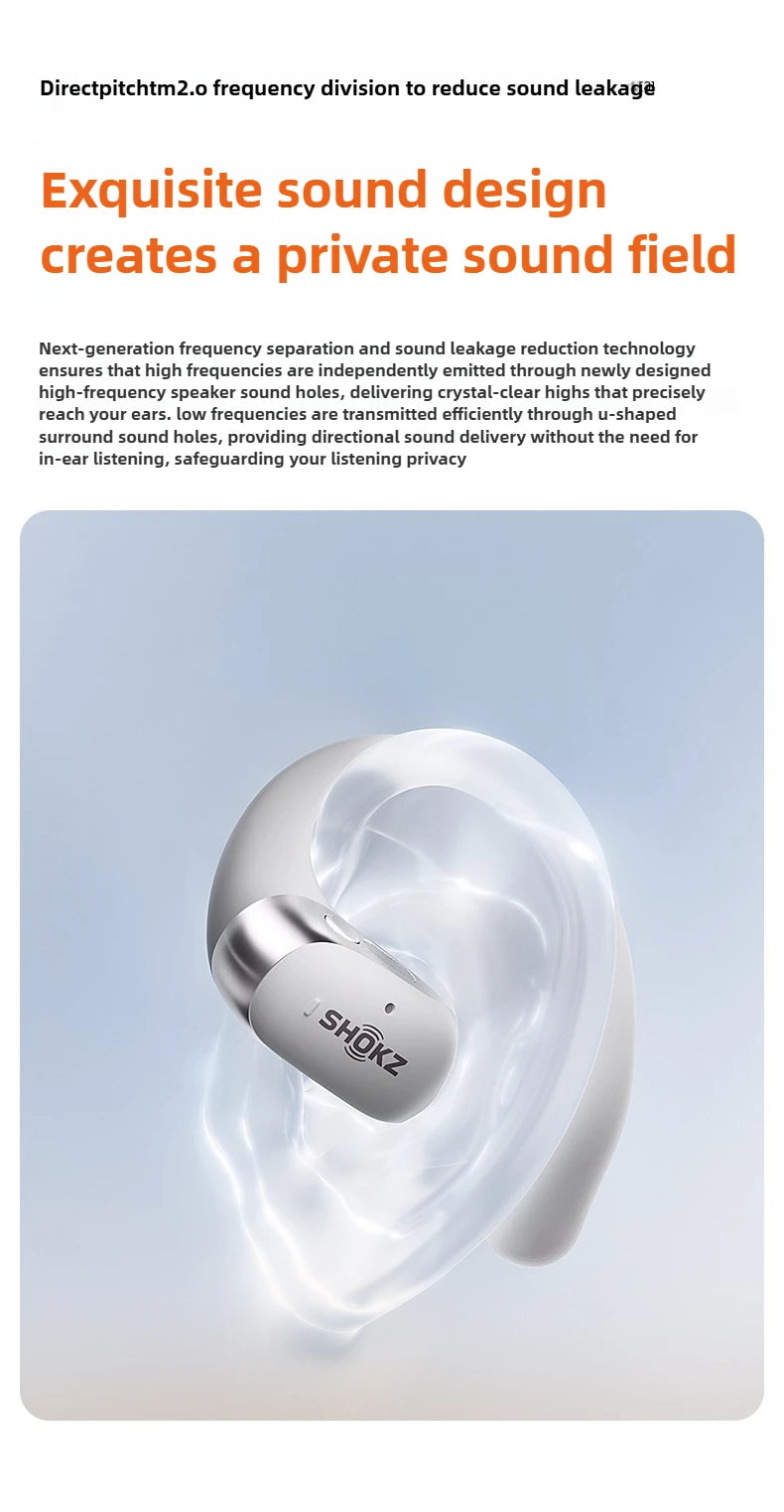 SHOKZ OpenFit 2+ Open-Ear Headphones