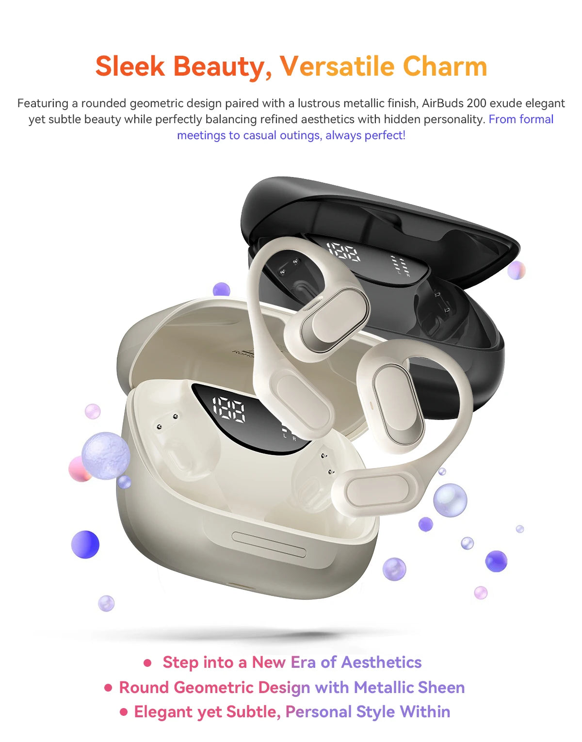 BLACKVIEW AirBuds 200 Bluetooth Wireless Open Ear Headphones