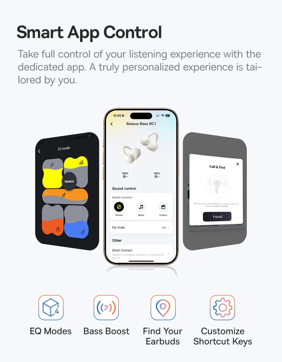 BASEUS BC1 Bluetooth Wireless Open-Ear Earphones