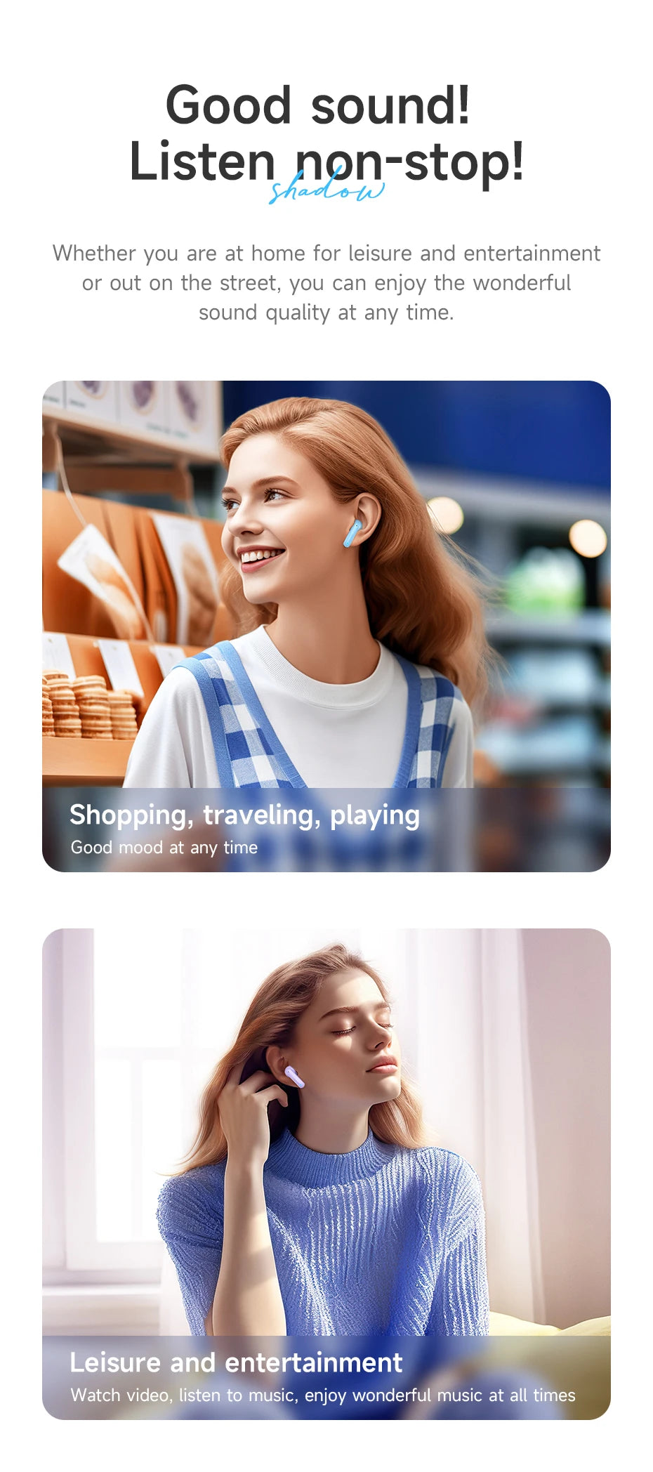 HOCO EQ6 Bluetooth Wireless Earbuds