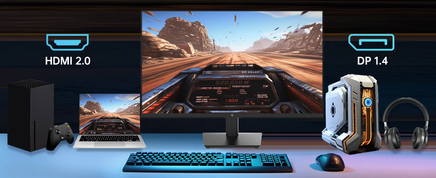 KTC 27" 100Hz 2K WQHD Gaming Monitor - Black