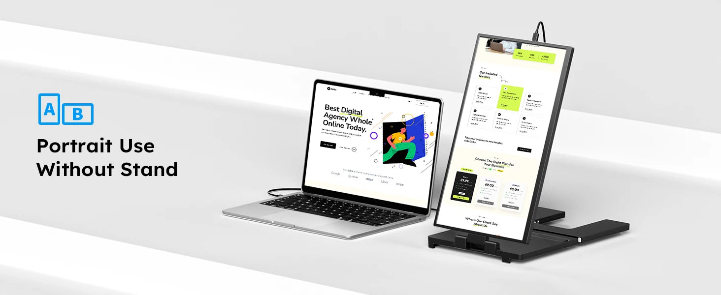 DOPESPLAY Full HD 15.6" IPS Portable Monitor and Laptop Screen Extender