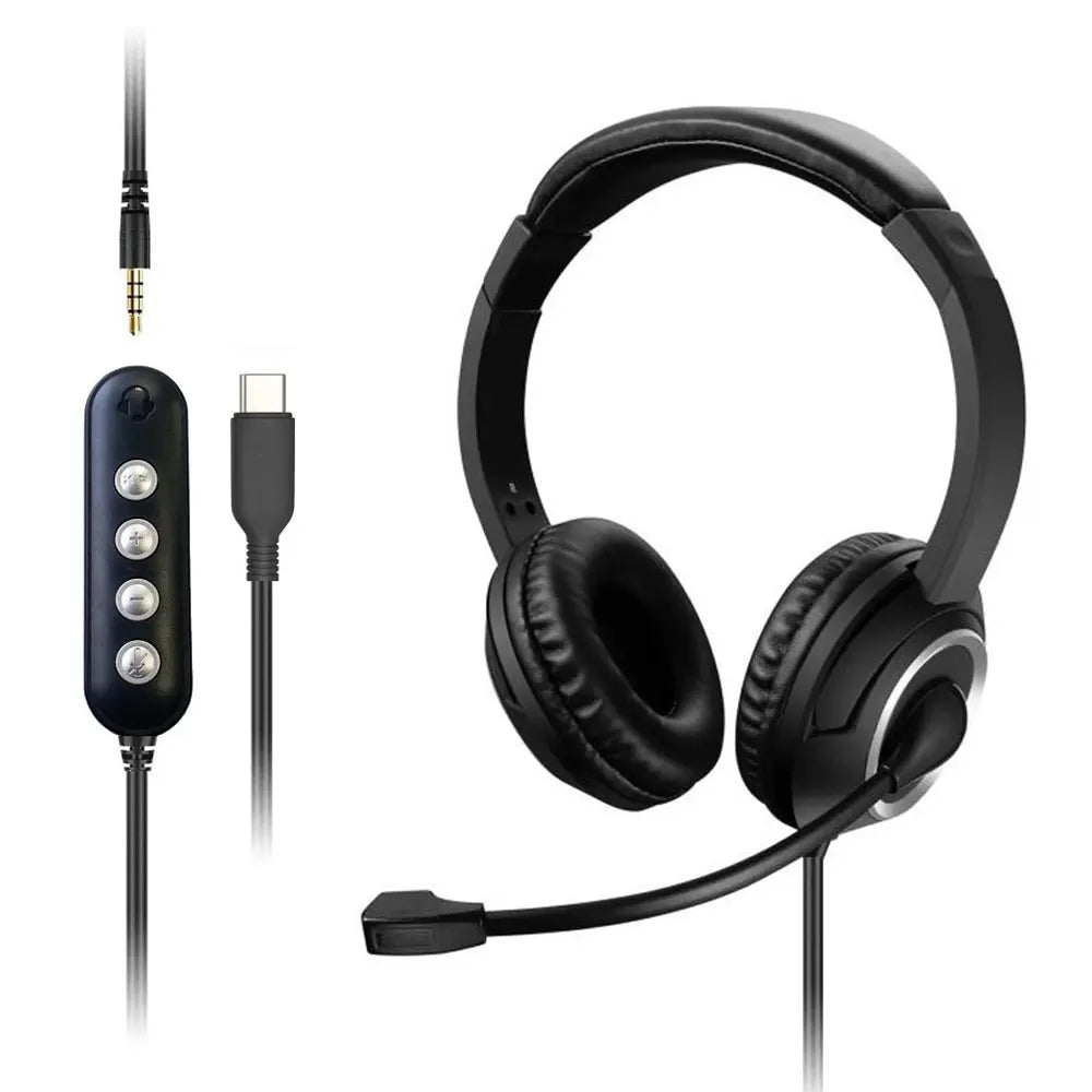 MPOW 2in1 Wired Business Headset