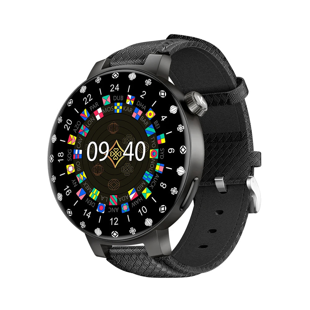 KUMI KT6 Pro 1.30" AMOLED Bluetooth Smart Watch