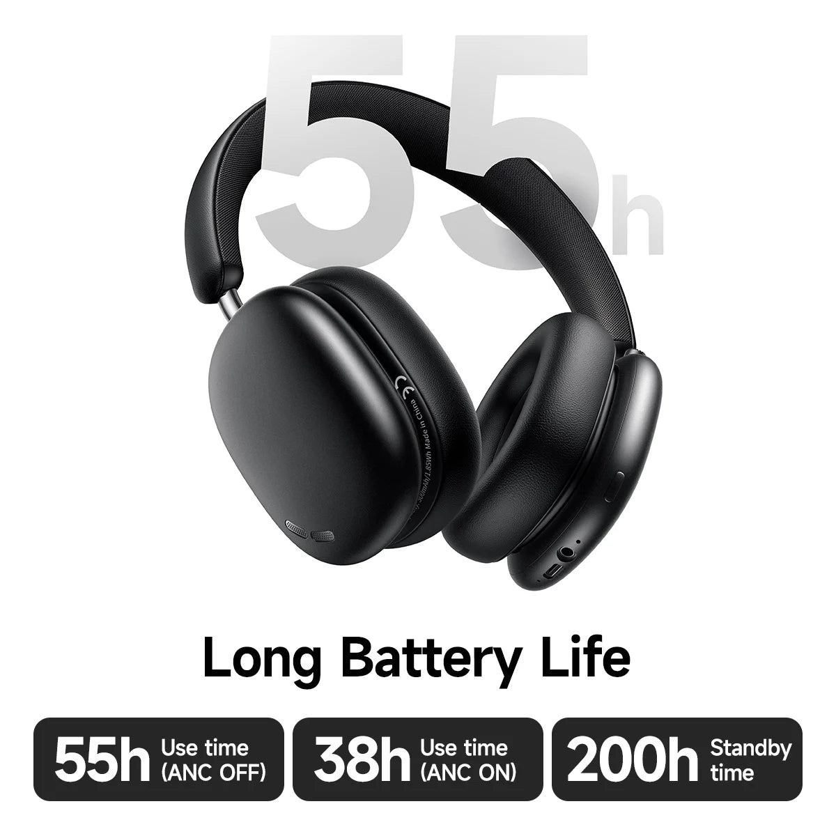 HOCO W63 Noise Cancelling Bluetooth Wireless Headphones
