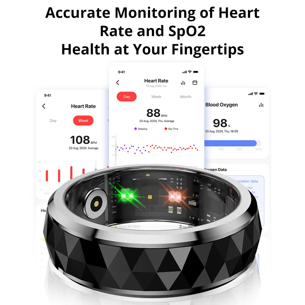 Smart Ring R11 COLMI R11 Smart Ring with Charging Case | Fitness Tracker
