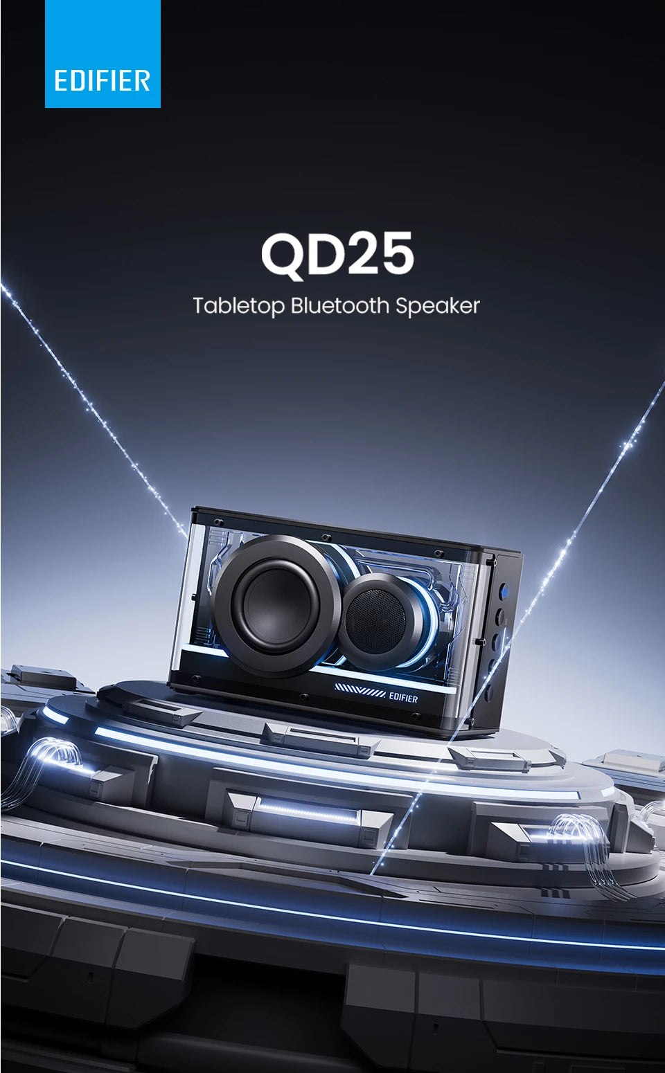 EDIFIER QD25 Portable Bluetooth Wireless Speaker