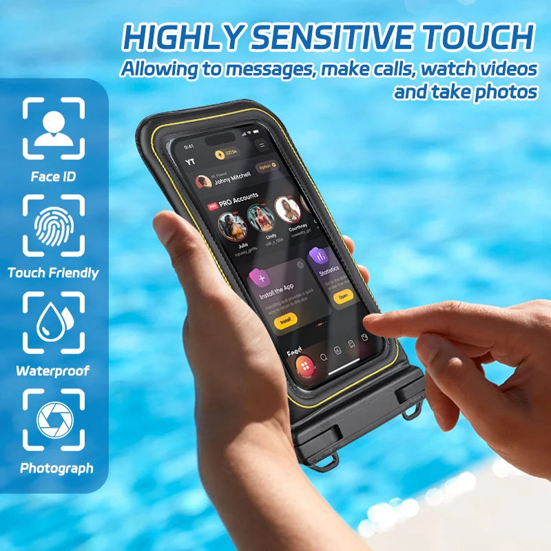 HAISSKY Universal Waterproof Phone Pouch