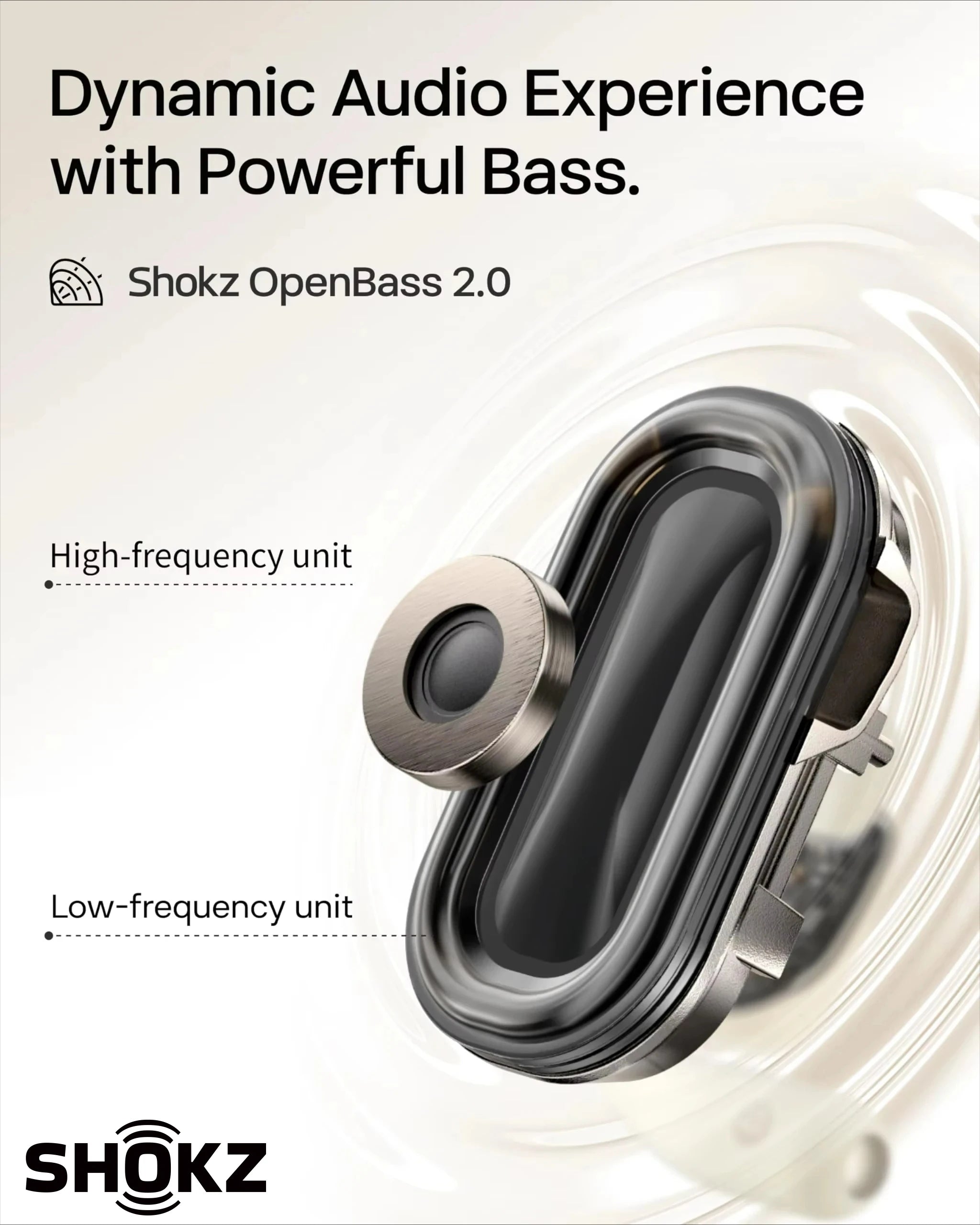 SHOKZ OpenFit 2 Open-Ear Headphones