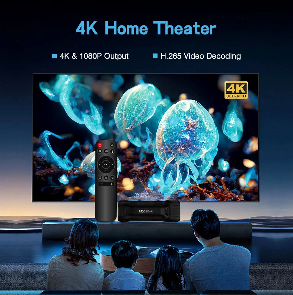 MX10-K 4K Android TV Stick & Streaming Device
