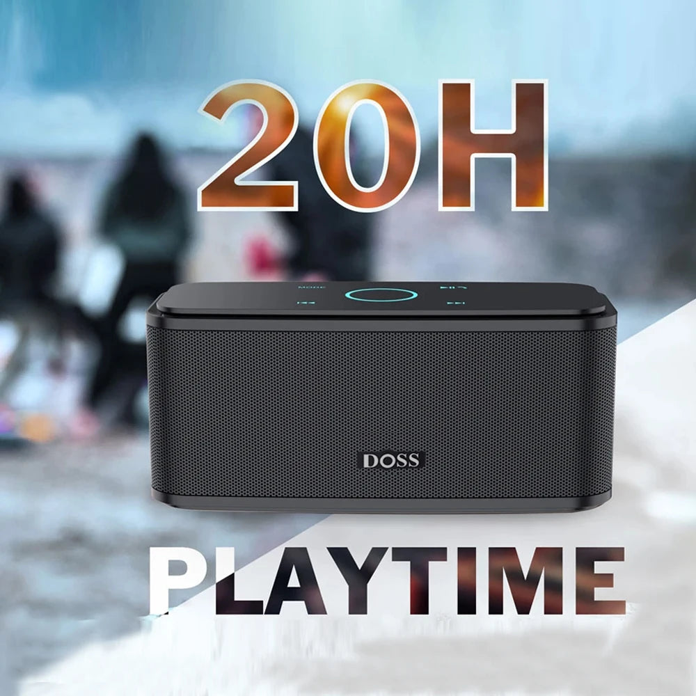 DOSS SoundBox Touch Portable Bluetooth Wireless Speaker