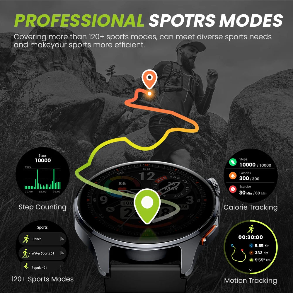 HAYLOU Watch 4S 1.43" AMOLED GPS Smart Watch