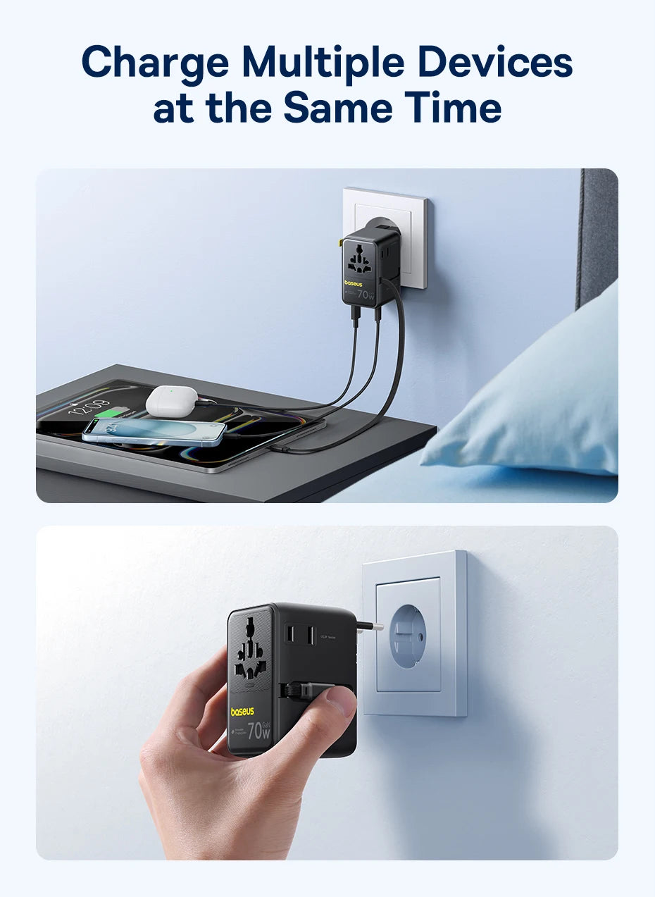 BASEUS EnerCore CG11 GaN5 Universal Travel Adapter