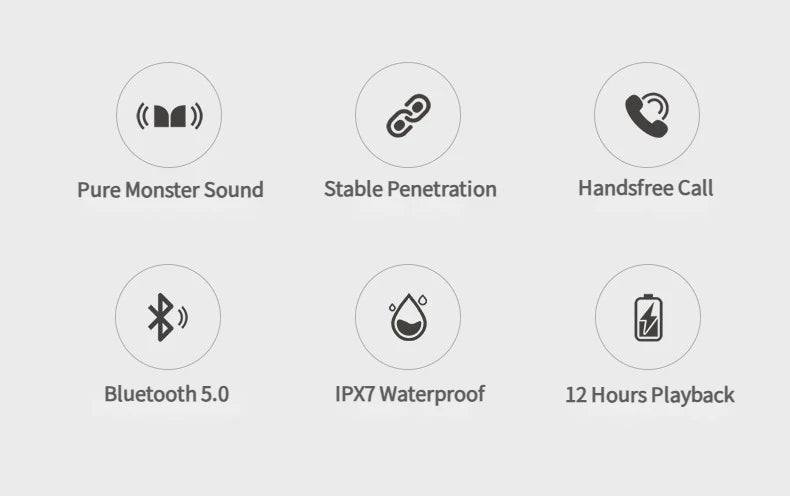 MONSTER Boomerang Portable Bluetooth Wireless Neckband Speaker