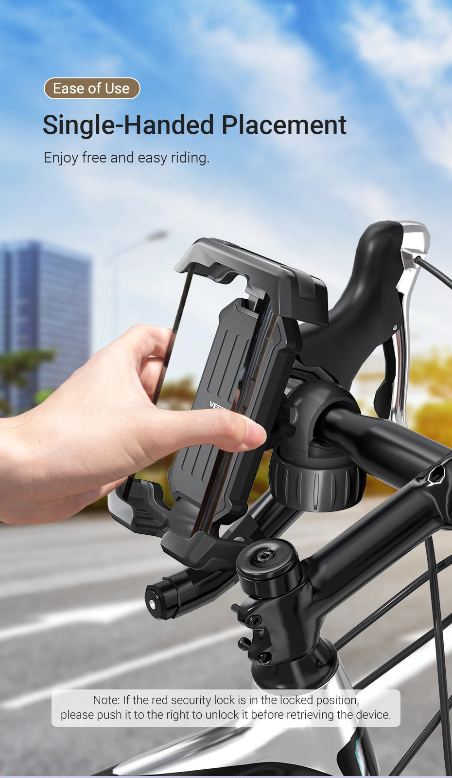 VENTION Universal Adjustable Bike Phone Mount