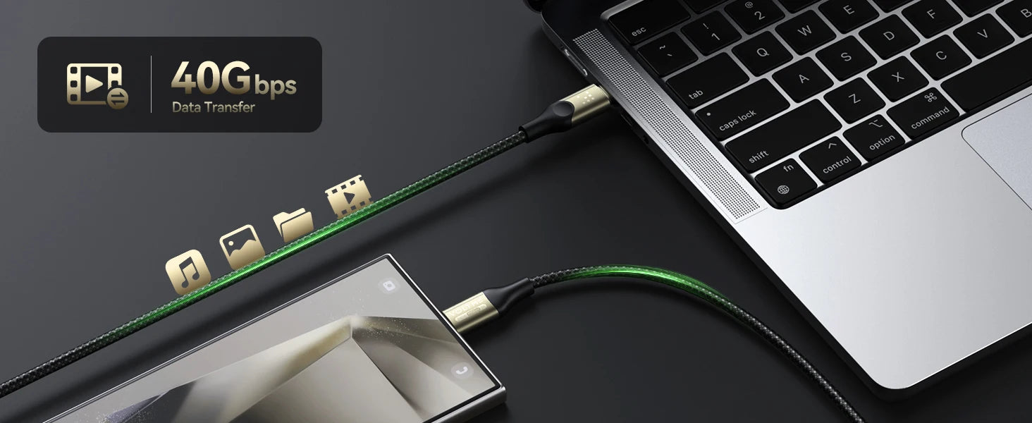 VOLTME 240W Type-C to Type-C Fast Charging and Data Cable
