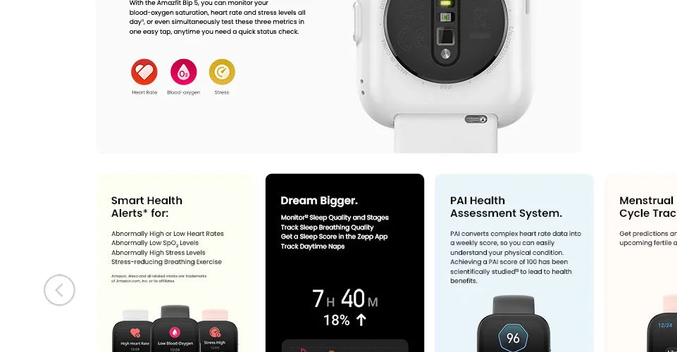 AMAZFIT Bip 5 Smart Watch