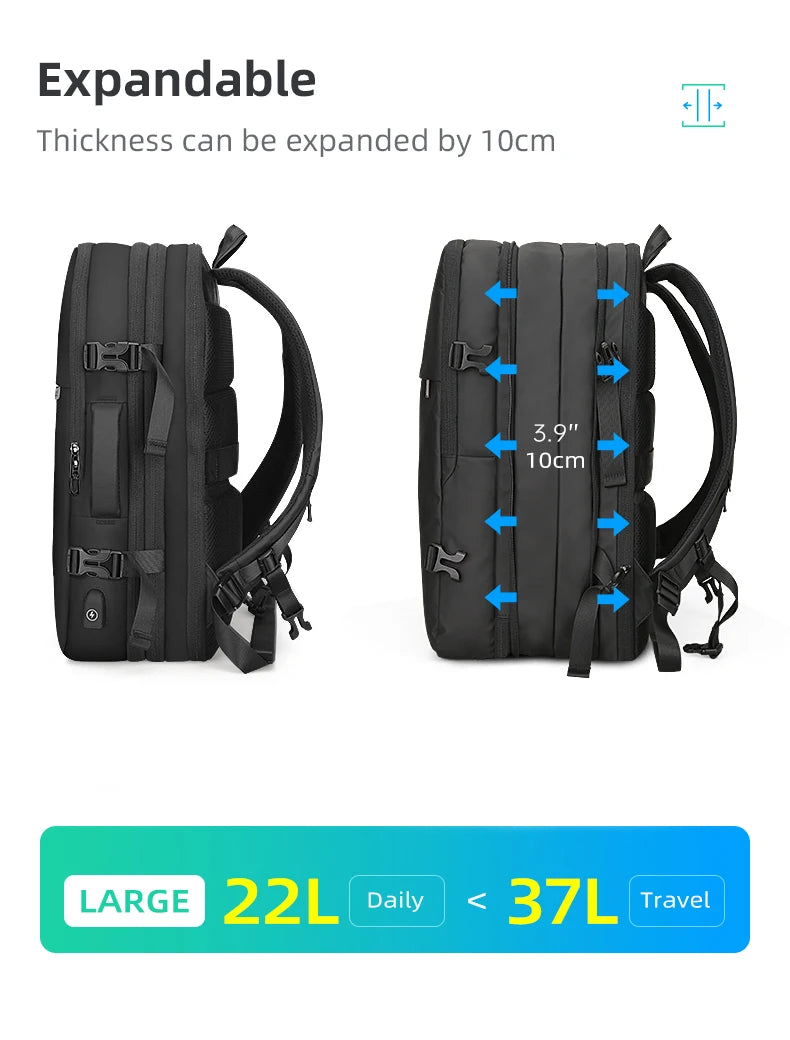 MARK RYDEN MR8057 Expansion Business Travel Backpack