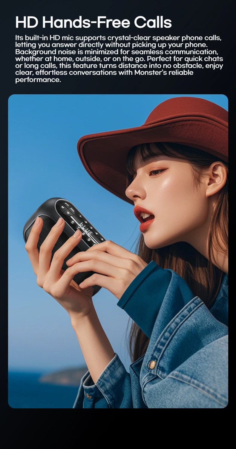 MONSTER M6 Portable Bluetooth Wireless Speaker
