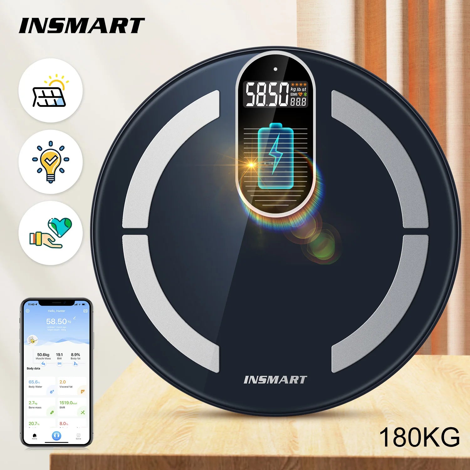 Smart Body Fat Weighing Scales