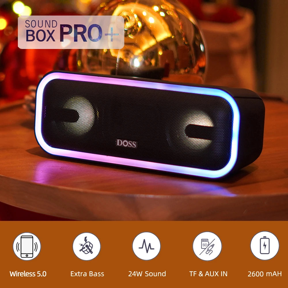 DOSS SoundBox Pro+ Portable Bluetooth Wireless Speaker