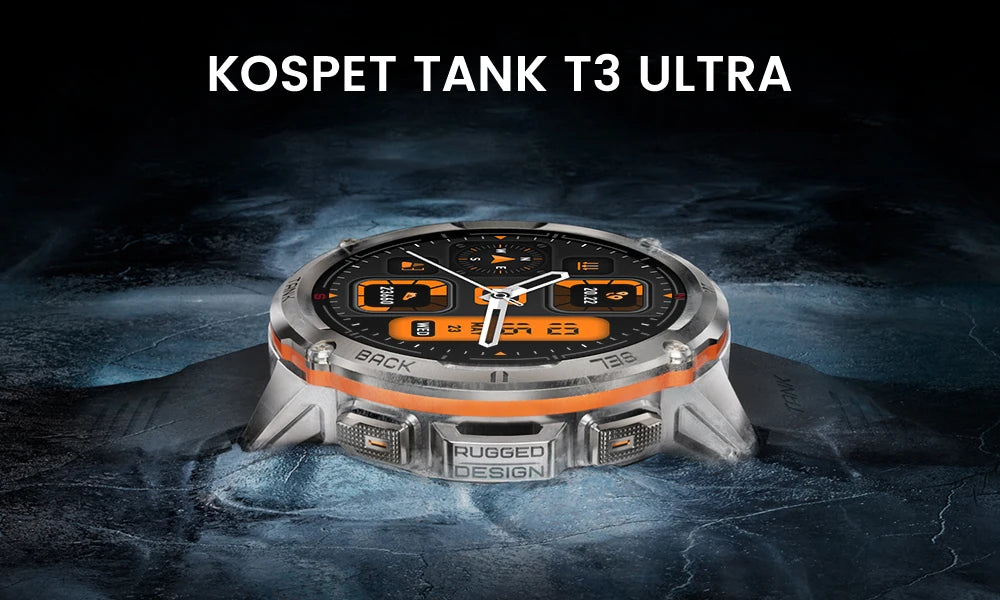 KOSPET Tank T3 Ultra 1.43" GPS Smart Watch