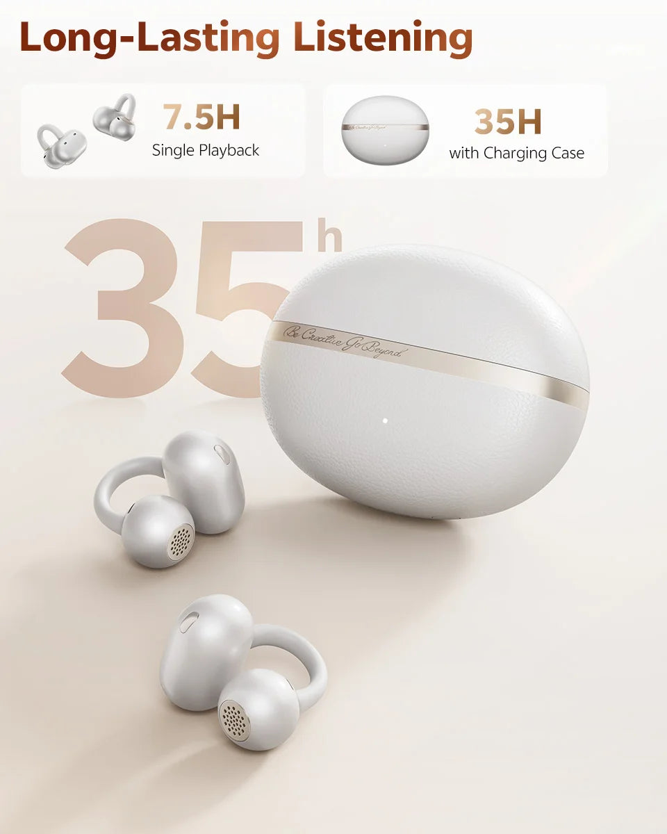 QCY Crossky C50 Clip-on Open Ear Wireless Bluetooth Earbuds