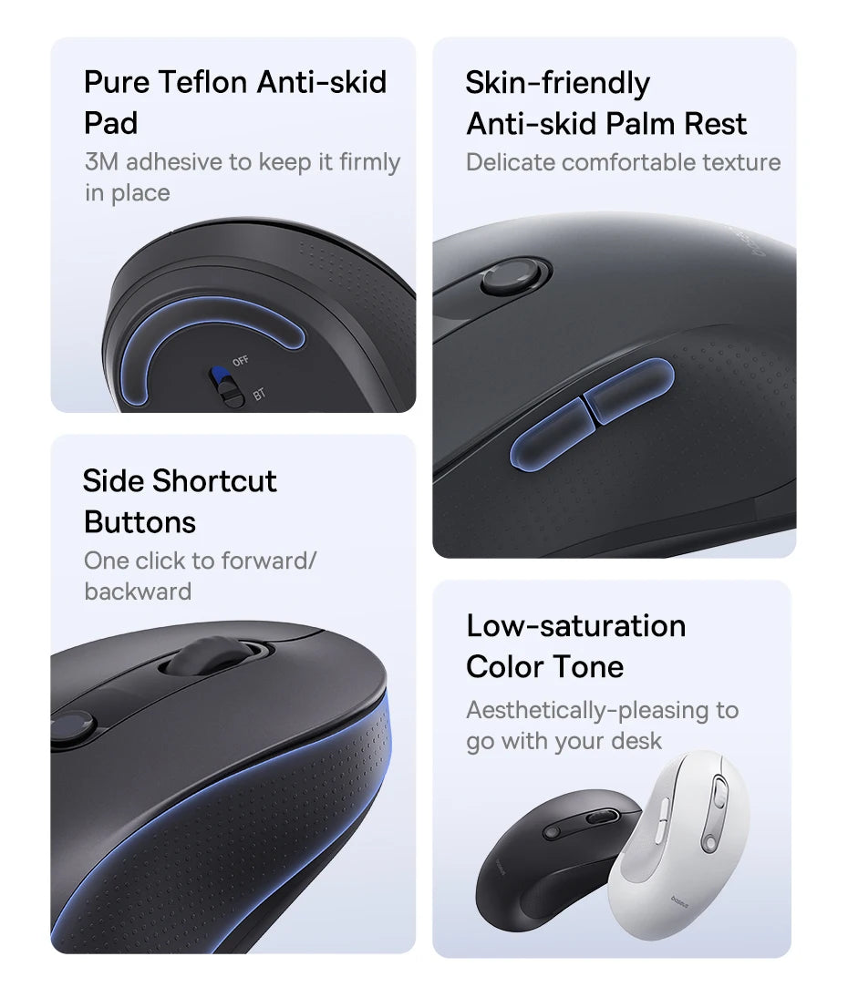 BASEUS F02 Ergonomic Bluetooth Wireless Mouse