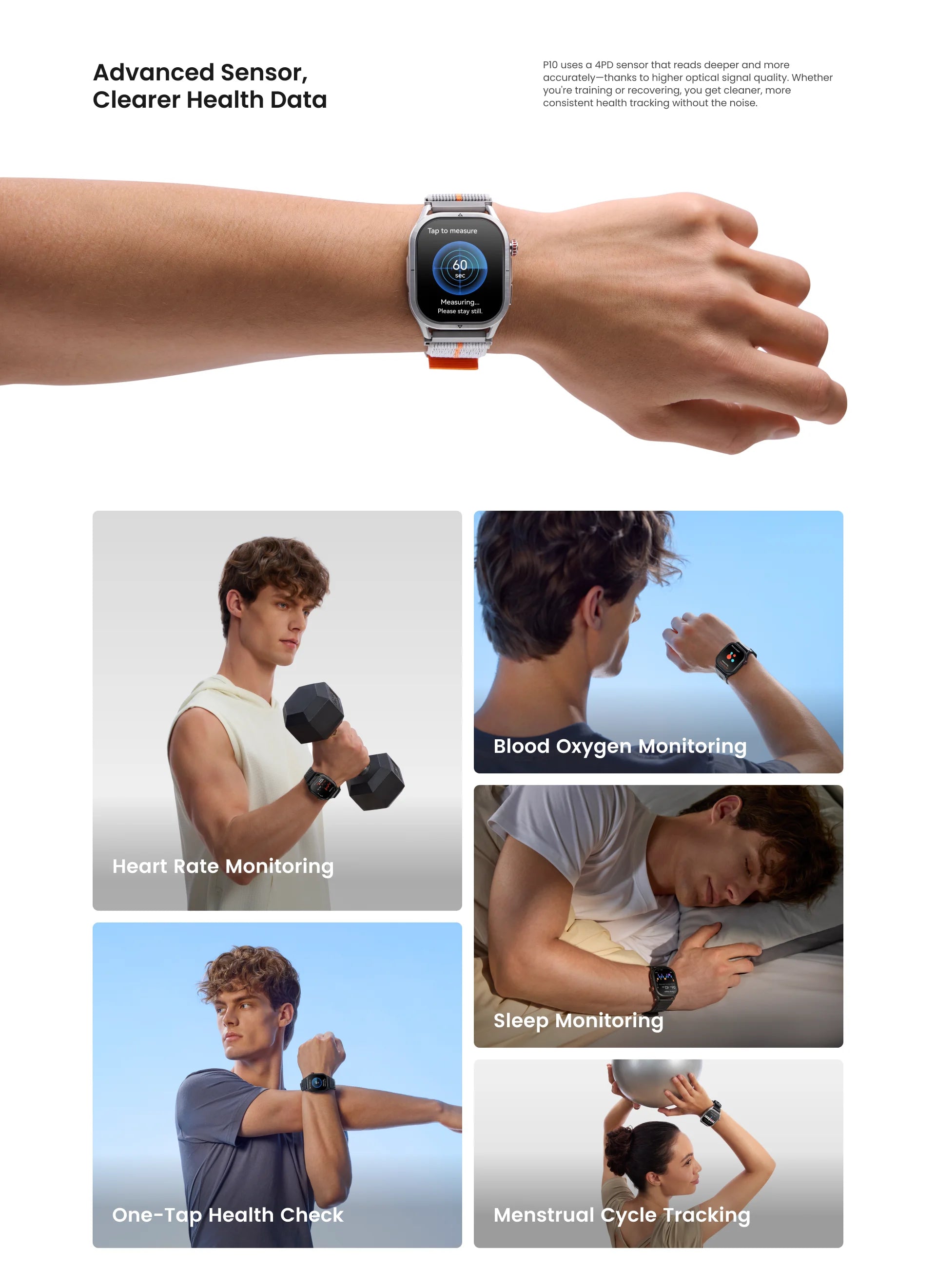 KOSPET Magic P10 1.96" GPS Smart Watch