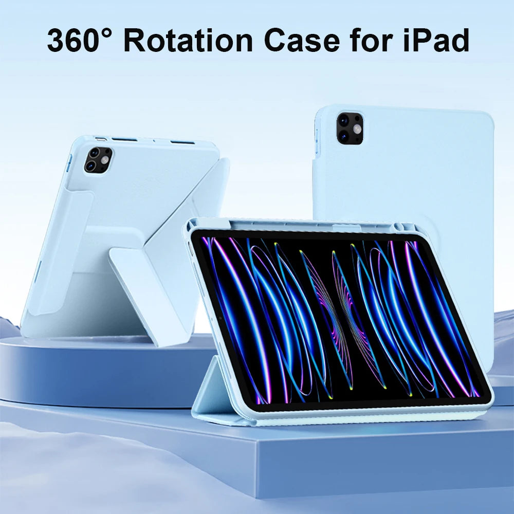 WiWU Rotatable Protective Case & Stand for iPad