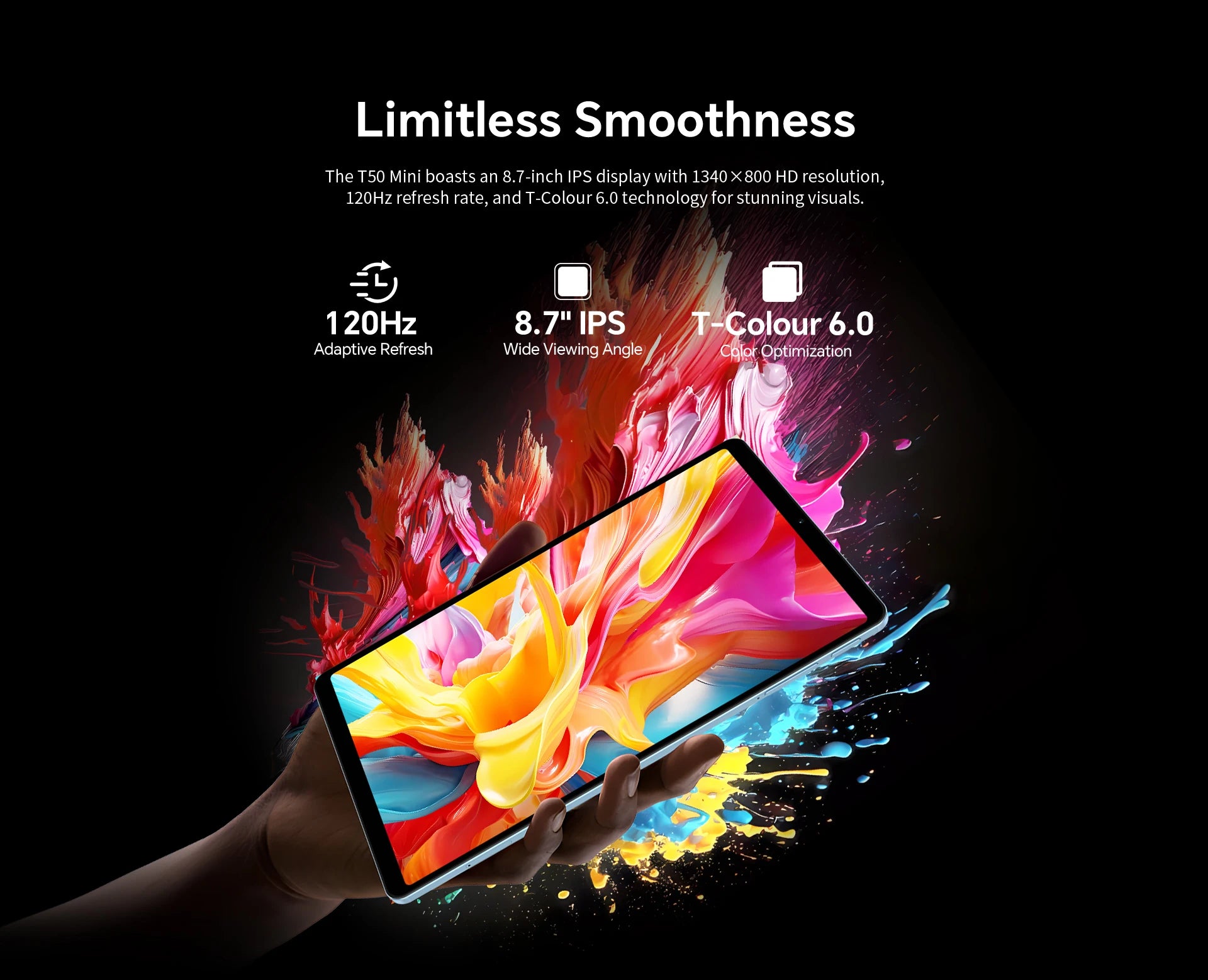 TECLAST T50 Mini 8.7" 4G Android Tablet - 128GB, Blue
