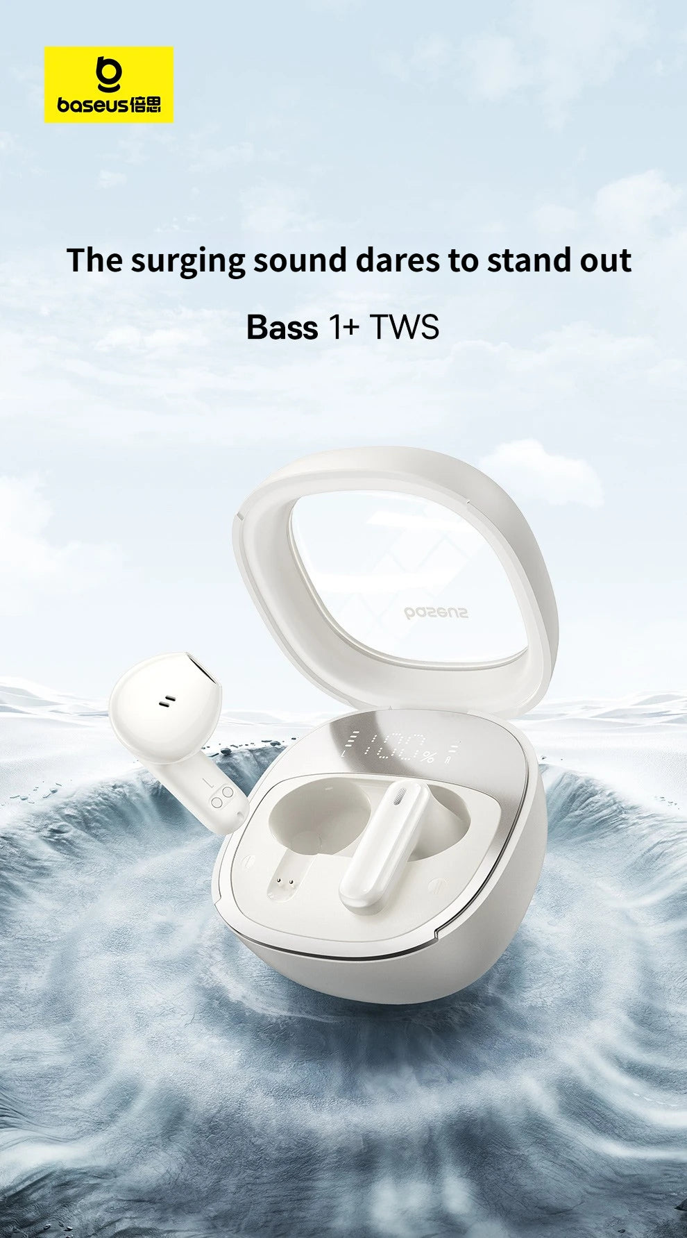 BASEUS Bass 1+ TWS Bluetooth Wireless Earphones