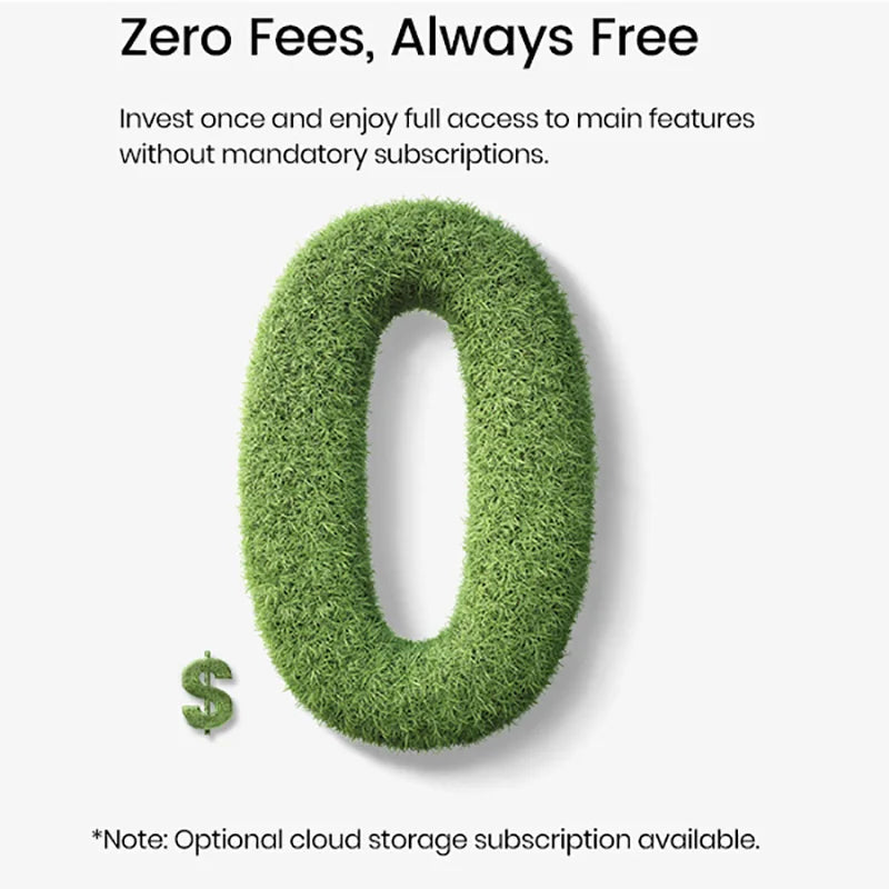 AOSU 3MP Solar Powered Home Security Camera Kit