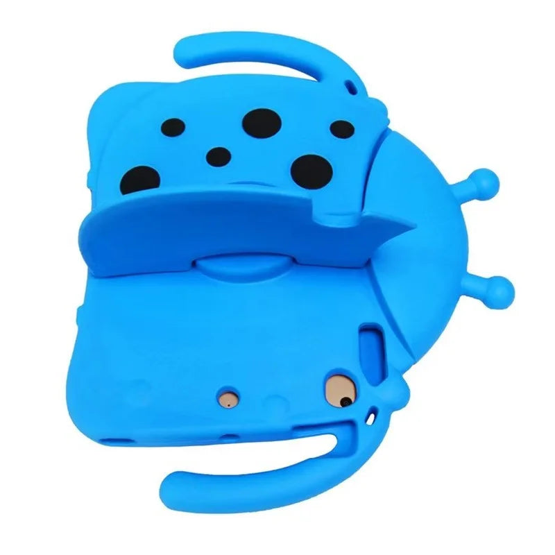 Lady Bug Cartoon Shockproof and Protective iPad Case for Kids