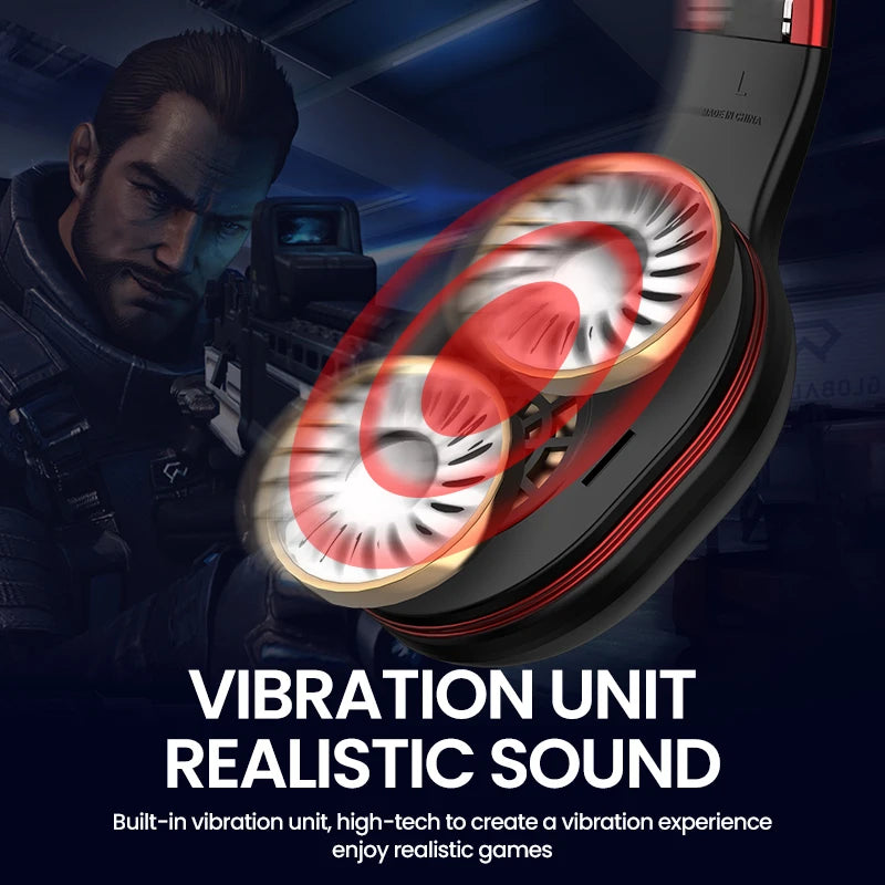 PICUN P80X RGB Bluetooth Wireless Gaming Headset