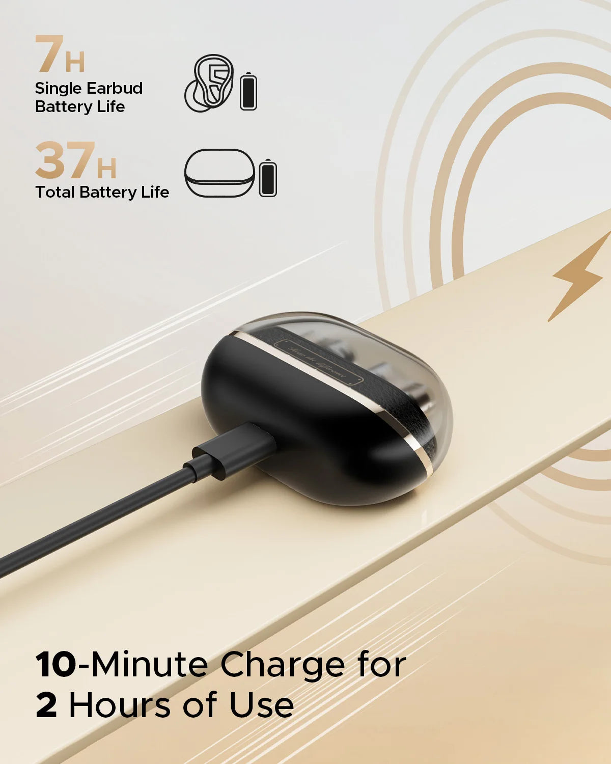 SOUNDPEATS H3 Adaptive ANC Bluetooth Wireless Earphones